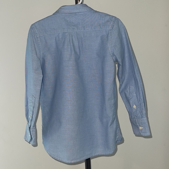 Light blue gap boys button up long sleeve - Picture 2 of 3